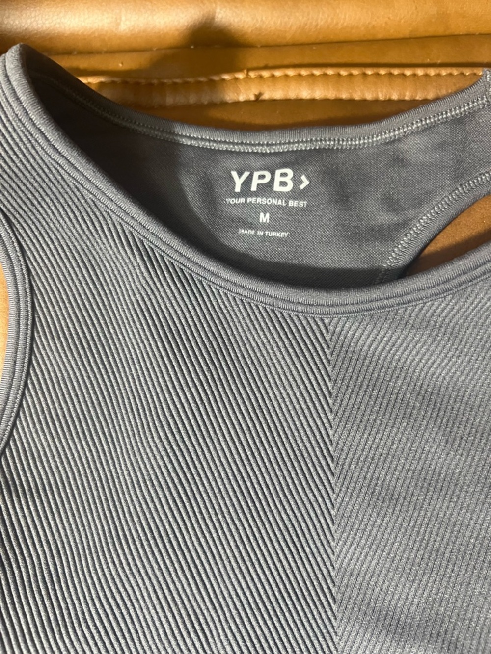 YPB grey tank, compression fit. (Abercrombie) NWOT - Picture 2 of 5